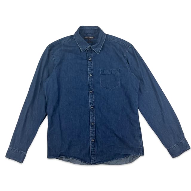 Denim Button-Up Shirt